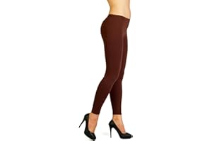 FUTURO FASHION Winter Fleece Lined Leggings for Women Thermal Warm Leggings for Women UK Fleece Lined Ladies Pants Elastic Mid Waisted Daily Yoga Gym Hiking Women's Leggings, Size 8-28