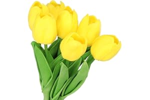 DEKO ART TULIPANY BUKIET TULIPANÓW GUMOWANE GUMOWE SILIKONOWE JAK ŻYWE