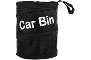 ONEBRAND Car Bin, Portable Collapsible Car Bin, Car Bin Tidy, Pop Up Trash Bin for Car, Traveling Mini Car Trash Rubbish Bin, Car Accessories, Vehicle Trash Bin, Car Bins for Front/Back of Car.