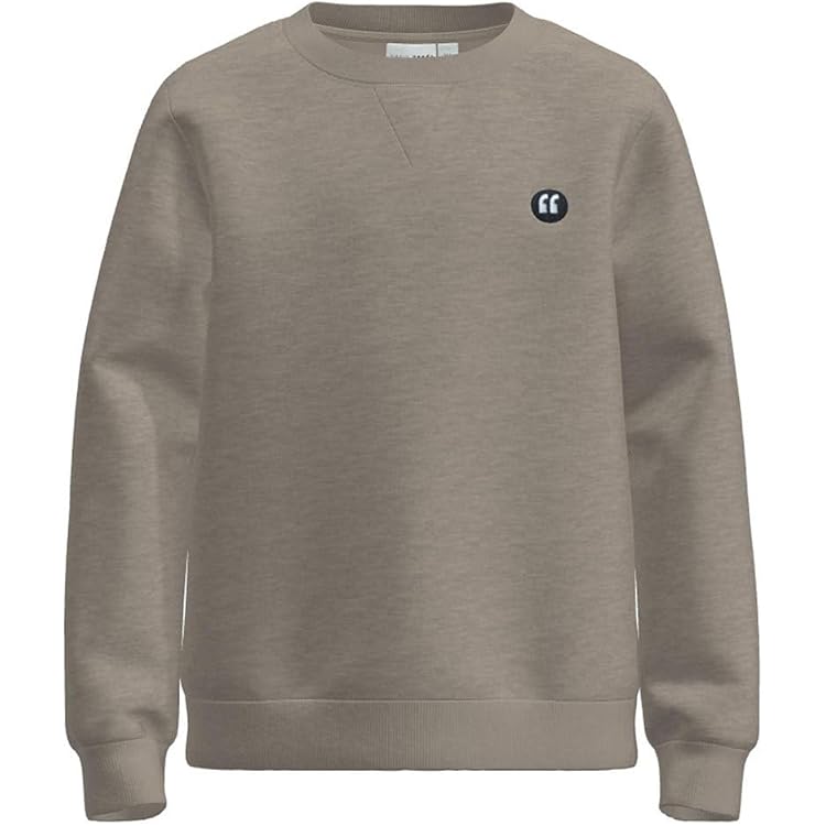 Name It Nkmleno Sweatshirt Herren – Langarm, Bio-Baumwolle, Recycling-Polyester, Dänisches Design