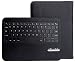 Produktbild Invero® Leder Bluetooth-Tastatur Hülle Etui mit Standfunktion für Apple Ipad Air / Ipad 5 5th Generation (Schwarz / Black)