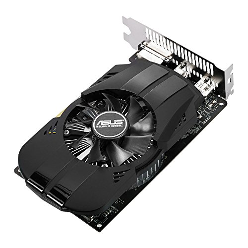 Asus PH-GTX1050TI-4G Nvidia GeForce Grafikkarte  PCIe 3 0  4GB DDR5 Speicher  HDMI  DVI  DisplayPort 