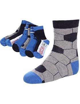 Kinder Socken handgekettelt Spitze ohne Naht 6 Paar aus besonders weicher Baumwolle bunter Mix Gr. 19-42