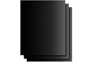 byou Tappetini da BBQ Griglia,BBQ Mat Resistente al Calore Antiaderente Riutilizzabile per Griglia a Carbone Forno Elettrico Forno Forno a Microonde Ottimo Tappeto Strumento Cucina 3pcaks Nero
