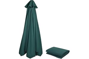 NAFGQIY Sonnenschirm Ersatzbezug 3m 8 Streben Für Den Terrassenschirm, Marktschirm Des Garten, Terrasse, Hof, Strand, Pool, ​Markttisch UV-Schutz Wasserabweisende Bespannung