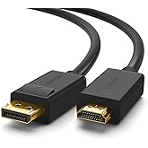 Ugreen 4K Displayport HDMI D&ouml;n&uuml;şt&uuml;r&uuml;c&uuml; Kablo, Siyah, 1.5 Metre