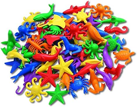 84 Set of Sea Life "Aquatic" Sorting Counters - Sensory Early Learning