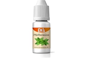 Ellis Aromen Pfefferminz NATURIDENTISCHES Lebensmittelaroma | Für Speisen & Getränke | 10 ml