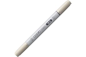 COPIC Ciao W-2, Warm Gray No. 2, Twin Marker avec une pointe moyenne et une pointe pinceau