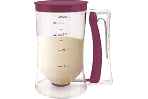 DEMSYEQ 900ml Cake Batter Dispenser Batter Dispenser for Baking Batter Separator Batter Dispenser Tool Great for Cupcakes Pancakes Waffles Measuring Baking Tools