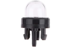 OUNONA Bomba del bulbo de la cartilla del carburador de 2 PC Bomba del bulbo de combustible del plástico para la motosierra de la recortadora de sedal