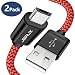 Produktbild Micro USB Kabel Android [2M 2 Pack], JSAUX Nylon Geflochtenes Ladekabel High Speed Sync und schnellladekabel für Samrtphone, Samsung Galaxy, Huawei, Sony, Nokia, HTC, Kindle, Nexus und mehr - Rot