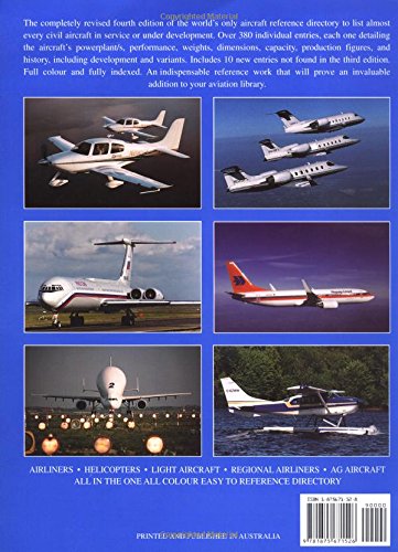 Book's Cover of The International Directory of Civil Aircraft: 2001/2002