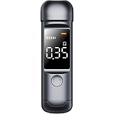 CAMTHON Portable Digital Breathalyzer, Accurate Breathalyzer without Nozzles, Rapid Alcohol Meter for Personal Use, Breathaly