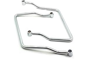 JANESHOP Universal Motorcycle Saddle Bag Support Bar Bracket (210 mm)