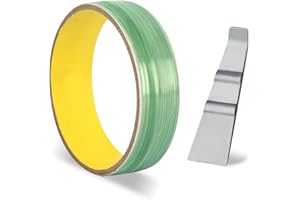 EIH1 Ruban de découpe en Vinyle - 10M Ruban Adhésif [No Blade et Damage][Découpe de précision] pour Couteau en Vinyle - Outils de Finition - Film Vinyle sans Couteau,avec 1 une spatule