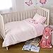 Suncrest Beyond the Meadow Girl's Cotbed / Toddler Bed Fitted Sheet (140 x 70cm, Pink)