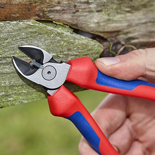 KNIPEX 70 02 160 Seitenschneider, präzises Schneiden bis Ø 4,0 mm, mit Mehrkomponenten-Griffhüllen, 160 mm - 9