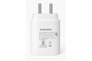 Samsung Original 25W C-Type PD Super-Fast Charging Adapter for Samsung Galaxy A57|A55|A16|A36| A56|A06|M07|M17|M36|M35|M16|M06|M07|M17|M05|M56|F36|F06|F05|F56| 25watt USB C Fast Adaptor Charge, White