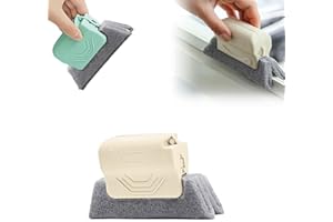 ‎CLRZOL Magic Window Groove Cleaning Brush, New Window Groove Cleaning Brush Tools Set, Sliding Door for Sliding Door Sill, Tile Lines, Shutter (Beige)