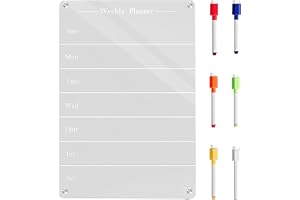 Magnetisk Whiteboard Skrivbar Veckokalender För Uppgiftsspårning