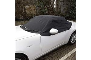 UK CUSTOM COVERS CUSTOM DESIGNS FOR ULTIMATE PROTECTION UK Maßgefertigt Bezüge RP262AD3 Tailliert Weich Top Dach Abdeckung Schwarz - Passend Für FIAT 124 Spider 2016 Ab