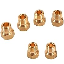 Ugelli Gpl Lot De 5 Buses Gaz Méthane 6 Mm - Pour Cuisinières à Gaz - RYELDOM Cuisinière Gaz Buses