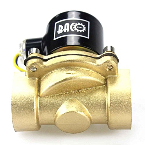 BACOENG DC24V 1″ Messing/Edelstahl Elektrisches Magnetventil Wasser Gas NC(1/4″ 1/2″ 3/4″) - 4