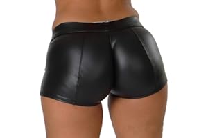 SHOBDW PANTALONES SHOBDW Mujeres Moda Yoga Pantalones Cortos Deportivos Sexy Pantalones Metálicos Polainas Talla Grande