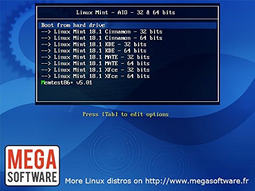 Linux Mint 18 Live AIO All in One - AIO all in one - 32 64 bits - Pendrive 3 0 - 16 Go Linux Mint 18 Live AIO All in One - AIO all in one - 32 64 bits - Pendrive 3 0 - 16 Go