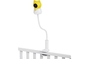 ZOSI Support de Caméra Bébé Universel Flexible, sans Vis, sans Perçage, Compatible avec la Plupart des Babyphones Moniteurs Bébé, Longueur 50 cm, Fixé avec Une Épaisseur de 6,5 cm, pour Caméra C516