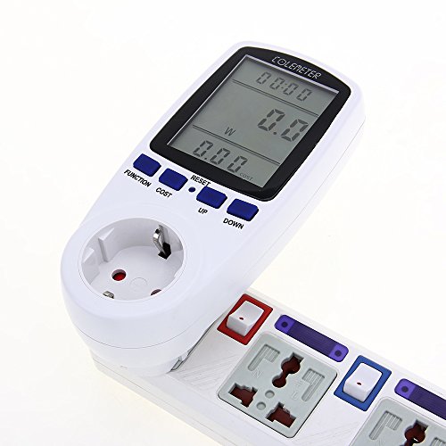 COLEMETER Energiekosten Messgerät Intelligente Stromzähler Energy Cost Meter Verbrauchsmessung Watt Volt Zähler Stromverbrauch Steckdose Strommesser - 4