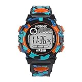 Mode Kinder Kind Junge Mädchen Uhren Multifunktion Wasserdicht Sport Elektronisch Armbanduhr Uhr Groveerble