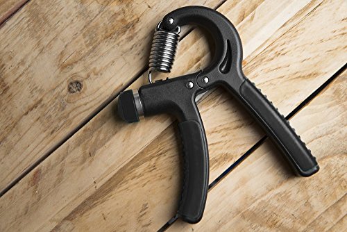 Mture Einstellbares Hand-Trainingsgerät Anpassbare Federgriffhantel Fingerhantel Handmuskeltrainer Handgreif-Trainer Griff-Verstärker einstellbarer Widerstandsbereich von 22 bis 88 Pfund (10-40 Kg) – Handgelenk, Unterarm Krafttraining Heavy Grips - 9