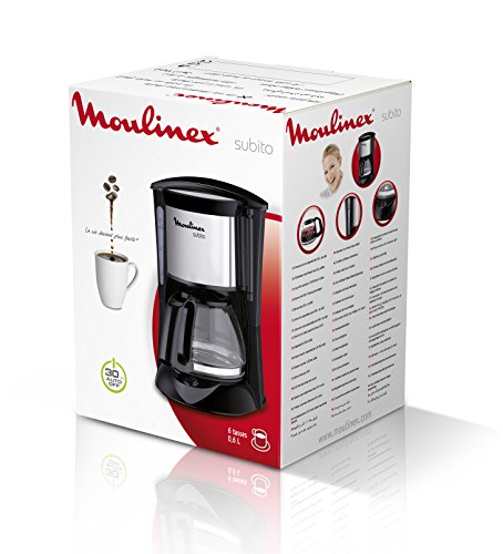 Moulinex FG150813 Subito Kaffeemaschine, 6 Tassen, Schwarz/Edelstahl - 7