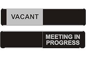 SECO Stewart Superior OF139 Panneau autocollant coulissant Libre/réunion en cours