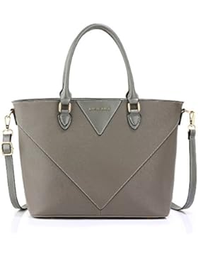 Damen Oben Griff Tote Taschen - Damen Oben Griff Faux Leder Handtasche - Einstellbar Und Abnehmbar Schulter Strap...
