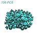 Produktbild 100 Stücke Universal Türverkleidung Clips Befestigung Klammern 9MM Loch Plastik Stoßstange Nieten Trim Panel Clip