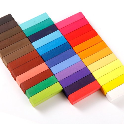 Haarkreide-Set mit 36 Farben für den Heimgebrauch, ungiftig, auswaschbar, Pastellfarben