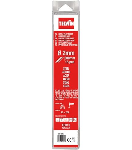 Elettrodi Per Saldatura Telwin 1.6mm - Set 15 Pezzi Rutili - Foto 2