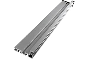 BEVDICNC Guida obliqua T scanalatura 75 tipo 800 mm T Track Binario in alluminio a T, guida a T fai da te