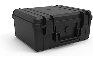 Ant Mag Hard Camera Case Waterproof with Custom Fit Foam Inside for Camera Handgun Microphone Carrying Case Perfect for Electronic Equipments