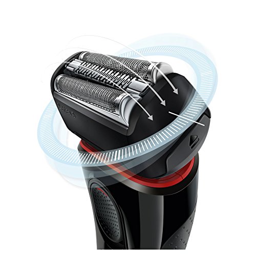 Braun Series 5 Elektrischer Rasierer 5030s, schwarz/rot - 2
