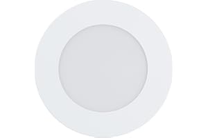 ‎EGLO EGLO connect LED Einbauleuchte Fueva-C, Smart Home Einbaulampe, Material: Metallguss, Kunststoff, Farbe: Weiß, Ø: 12 cm, dimmbar, Weißtöne und Farben einstellbar