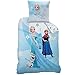 Produktbild ELSA Mädchen-Bettwäsche · Kinderbettwäsche · MAGIC Elsa & Anna · Disney Frozen Eiskönigin - Kissenbezug 80x80 + Bettbezug 135x200 cm - 100% Baumwolle