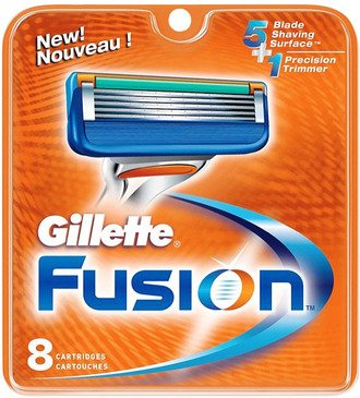 Gillette Fusion 8-Pack Razor Blades 100% ORIGINAL & GENUINE