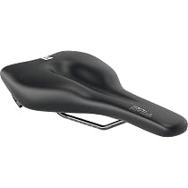 SQlab Unisex – Erwachsene 610 M-D Active Trekking MTB Tour & Travel Fahrradsattel, Schwarz, 14 cm Sport & Freizeit