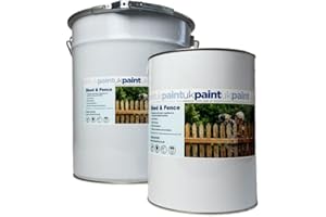 UK PAINT Water Based Shed and Fence Paint - Anthracite Grey - 20 Litre