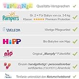 Timfanie® Windeltorte | Spieluhr (1-stöckig / baby-blau) - 8