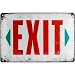 Produktbild Nostalgic-Art 22218 Achtung - Exit | Retro Blechschild | Vintage-Schild | Wand-Dekoration | Metall | 20x30 cm